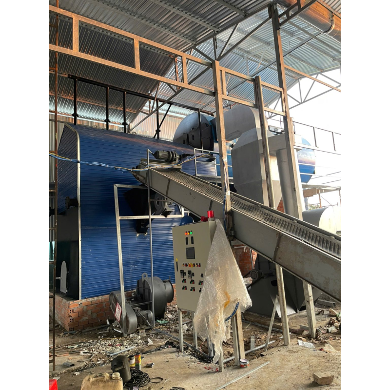 Lò hơi tầng sôi, cấp liệu băng tải